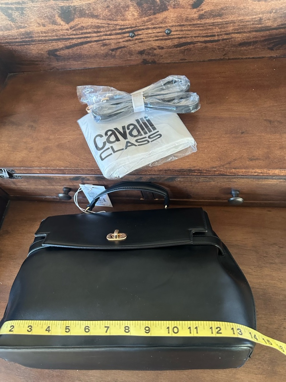 Cavalli Class NWT Top-Handle Satchel Crossbody Bag - Picture 5 of 10